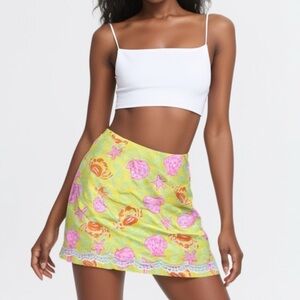 Lilly Pulitzer Womens Vintage Crab Starfish Seashell Skirt Size 6